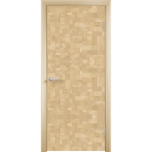 Дверь облицованная пластиком CPL (глухая, древесный брус)