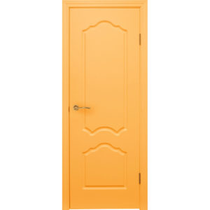 Крашеная дверь Каролина (глухая, RAL 1034)