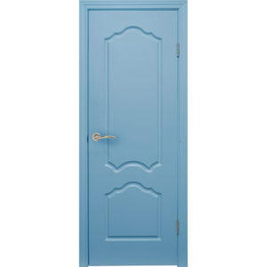 Крашеная дверь Каролина (глухая, RAL 5024)