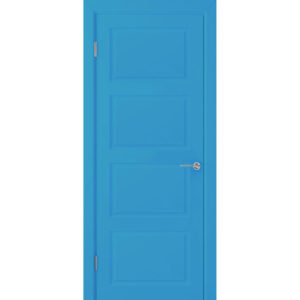 Крашеная дверь Евро 4 (глухая, RAL 5012)